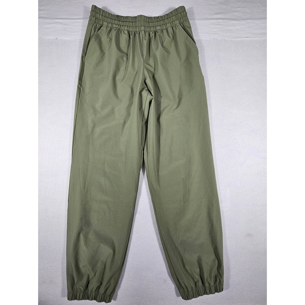 New Balance Womens‎ Athletics Stretch Woven Jogger Pants Olive Green  Small NWT